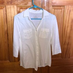 White Sonoma Button Down